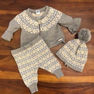 Janie & Jack Fair Isle sweater set